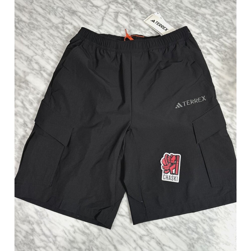 adidas Terrex Xploric Cargo Shorts Sportswear Hiking Black JE9420 Men's Small